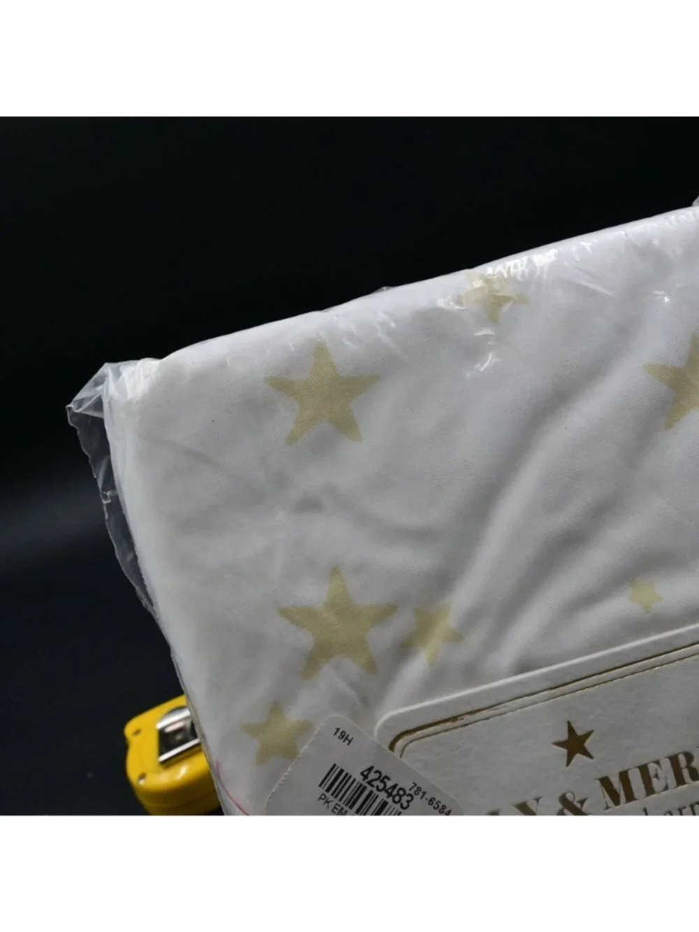 Pottery Barn Kids Emily & Meritt Organic Yellow Stars Fitted Crib Sheet Set Of 2